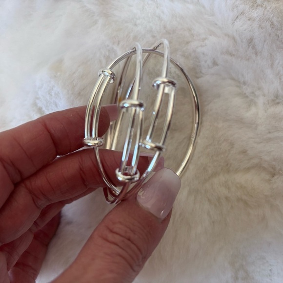 Silver Bracelet Stack Collection - Picture 2 of 2